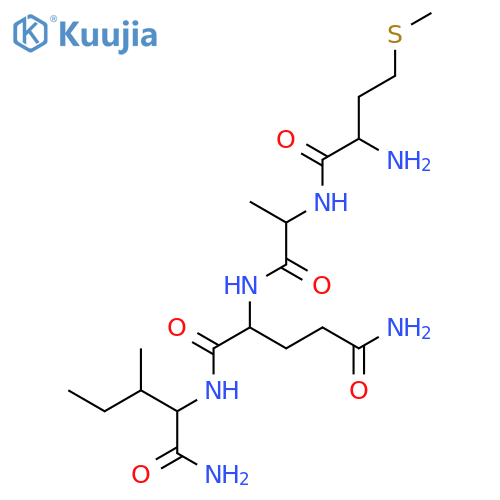 L-Isoleucinamide, L-methionyl-L-alanyl-L-glutaminyl- structure
