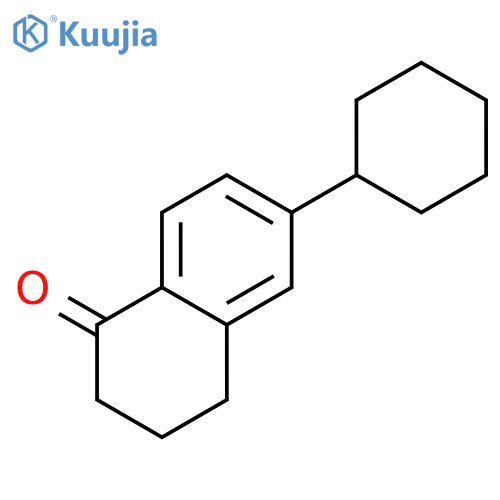 1(2H)-Naphthalenone, 6-cyclohexyl-3,4-dihydro- structure