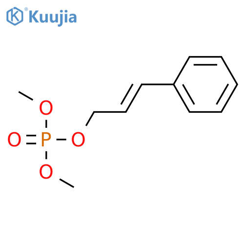 Dimethyl 3-phenylprop-2-en-1-yl phosphate structure