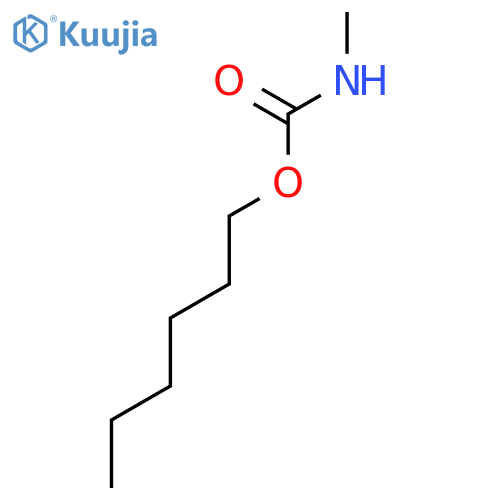 CARBAMIC ACID, METHYL-, HEXYL ESTER structure