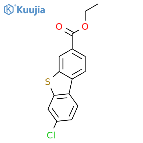 3-DIBENZOTHIOPHENECARBOXYLIC ACID, 7-CHLORO-, ETHYL ESTER structure