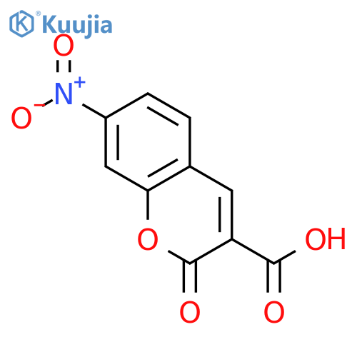 7-Nitrocoumarin-3-carboxylic acid potassium salt structure