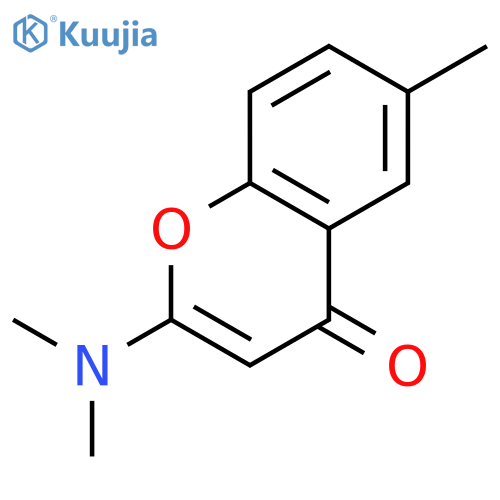 4H-1-Benzopyran-4-one,2-(dimethylamino)-6-methyl- structure