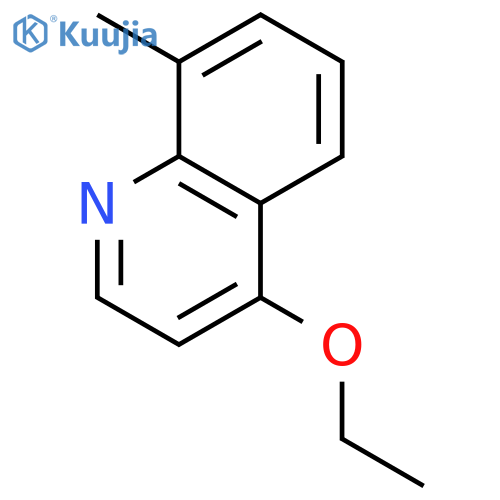 QUINOLINE, 4-ETHOXY-8-METHYL- structure