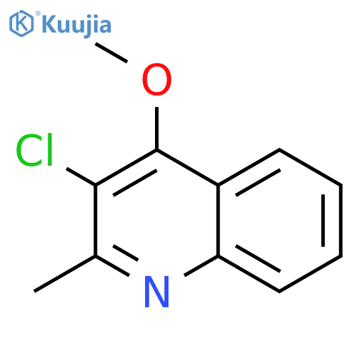 QUINOLINE, 3-CHLORO-4-METHOXY-2-METHYL- structure