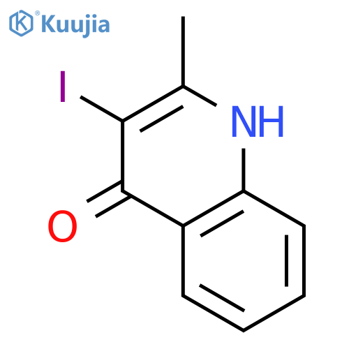 3-Iodo-2-methylquinolin-4-ol structure