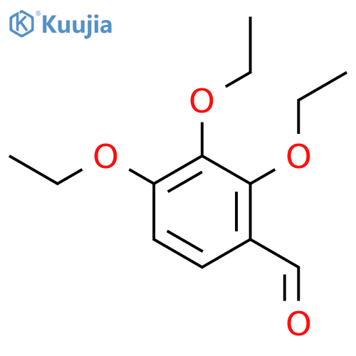 Benzaldehyde, 2,3,4-triethoxy- structure