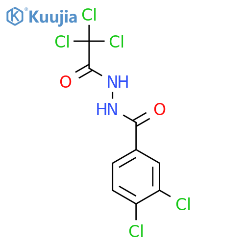 BENZOIC ACID, 3,4-DICHLORO-, 2-(TRICHLOROACETYL)HYDRAZIDE structure