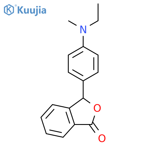 1(3H)-ISOBENZOFURANONE, 3-[4-(ETHYLMETHYLAMINO)PHENYL]- structure
