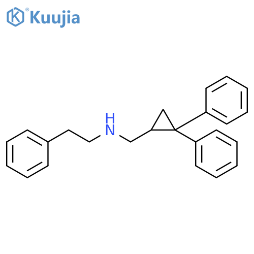 Benzeneethanamine, N-[(2,2-diphenylcyclopropyl)methyl]- structure