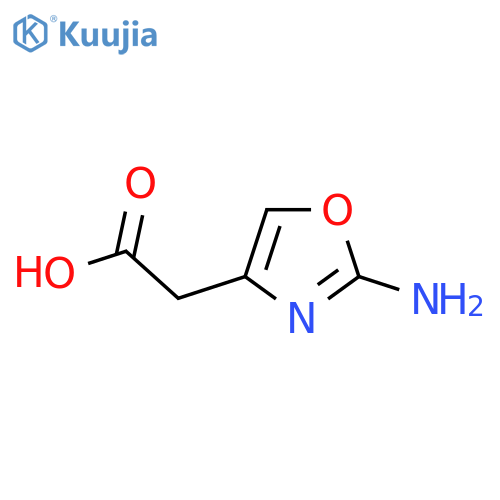 4-Oxazoleacetic acid, 2-amino- structure