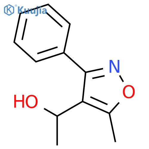 1-(5-Methyl-3-phenylisoxazol-4-yl)ethan-1-ol structure