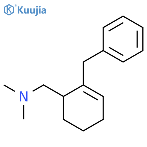 2-CYCLOHEXENE-1-METHANAMINE, N,N-DIMETHYL-2-(PHENYLMETHYL)- structure