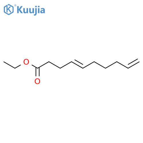 4,9-DECADIENOIC ACID, ETHYL ESTER structure