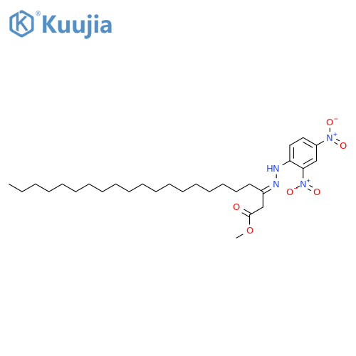 DOCOSANOIC ACID, 3-[(2,4-DINITROPHENYL)HYDRAZONO]-, METHYL ESTER structure