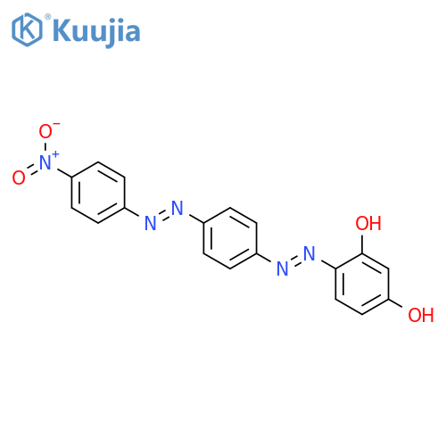 1,3-Benzenediol, 4-[[4-[(4-nitrophenyl)azo]phenyl]azo]- structure