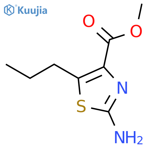 Methyl 2-amino-5-propylthiazole-4-carboxylate structure