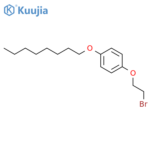 Benzene, 1-(2-bromoethoxy)-4-(octyloxy)- structure