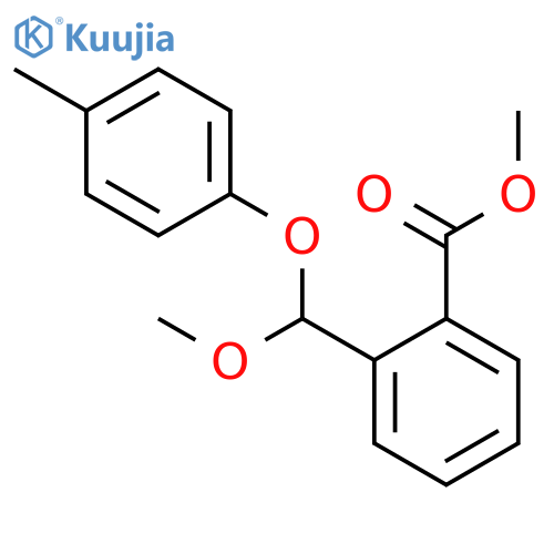 BENZOIC ACID, 2-[METHOXY(4-METHYLPHENOXY)METHYL]-, METHYL ESTER structure