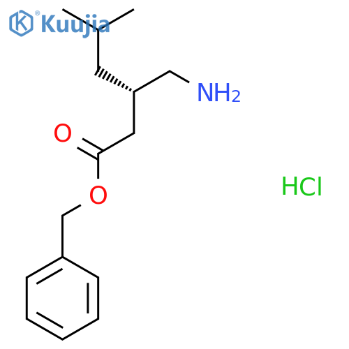 3-\u200b(Aminomethyl)\u200b-\u200b5-\u200bmethyl-hexanoic Acid Phenylmethyl Ester Hydrochloride structure