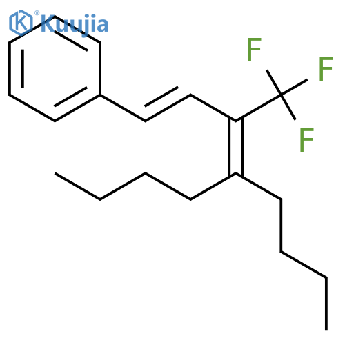 Benzene, [(1E)-4-butyl-3-(trifluoromethyl)-1,3-octadienyl]- structure