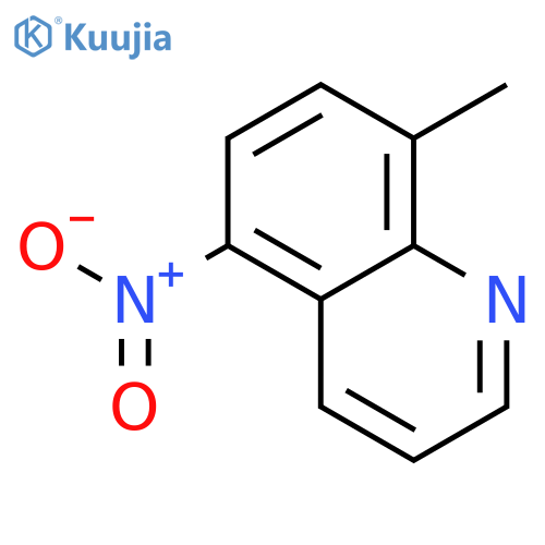 8-Methyl-5-nitroquinoline structure