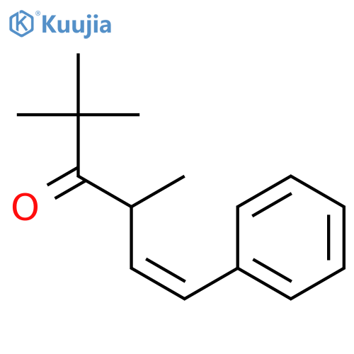 5-HEXEN-3-ONE, 2,2,4-TRIMETHYL-6-PHENYL-, (Z)- structure