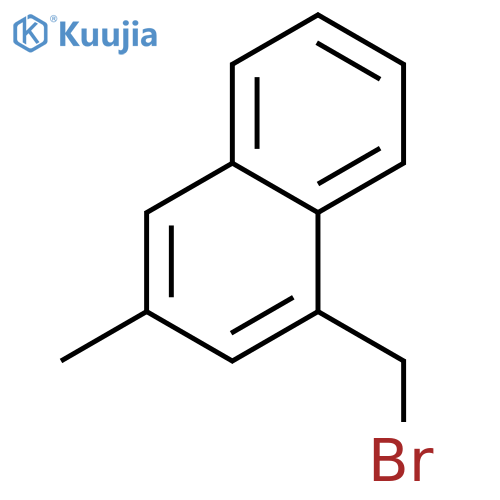 Naphthalene,1-(bromomethyl)-3-methyl- structure