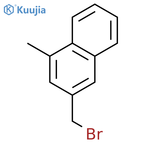 3-(bromomethyl)-1-methylnaphthalene structure