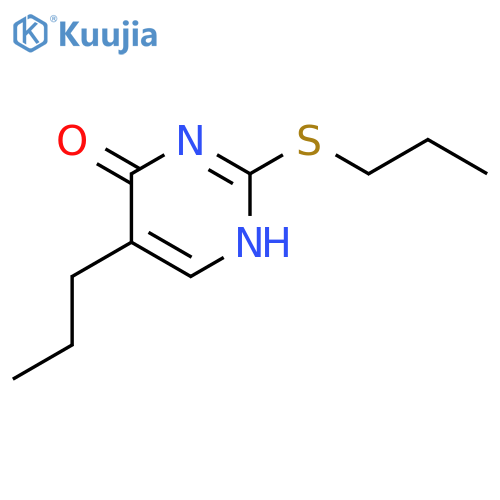 4(1H)-PYRIMIDINONE, 5-PROPYL-2-(PROPYLTHIO)- structure