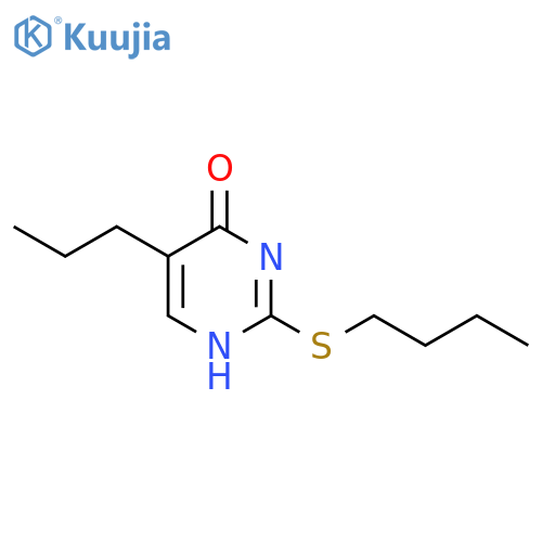 4(1H)-PYRIMIDINONE, 2-(BUTYLTHIO)-5-PROPYL- structure