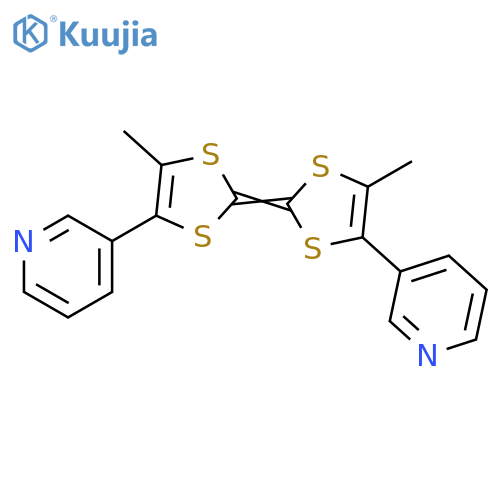 Pyridine,3-[5-methyl-2-[4-methyl-5-(3-pyridinyl)-1,3-dithiol-2-ylidene]-1,3-dithiol-4-yl]- structure