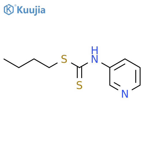 CARBAMODITHIOIC ACID, 3-PYRIDINYL-, BUTYL ESTER structure
