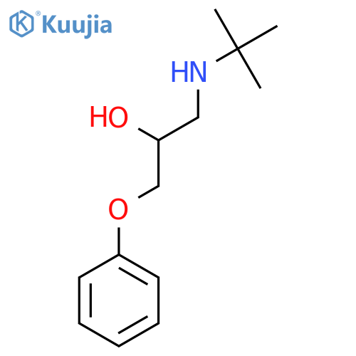 2-Propanol, 1-[(1,1-dimethylethyl)amino]-3-phenoxy- structure