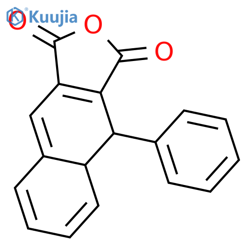 Naphtho[2,3-c]furan-1,3-dione, 4,4a-dihydro-4-phenyl- structure