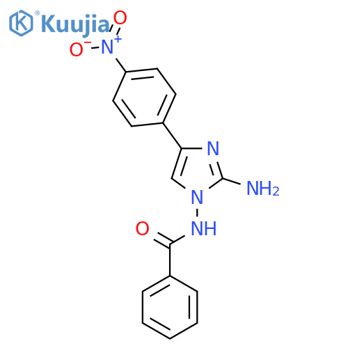 BENZAMIDE, N-[2-AMINO-4-(4-NITROPHENYL)-1H-IMIDAZOL-1-YL]- structure