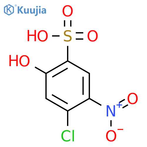 BENZENESULFONIC ACID, 4-CHLORO-2-HYDROXY-5-NITRO- structure