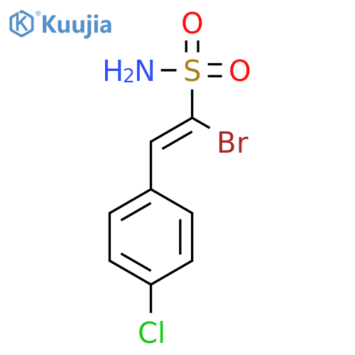 Ethenesulfonamide, 1-bromo-2-(4-chlorophenyl)-, (Z)- structure