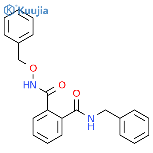 1,2-BENZENEDICARBOXAMIDE, N-(PHENYLMETHOXY)-N'-(PHENYLMETHYL)- structure