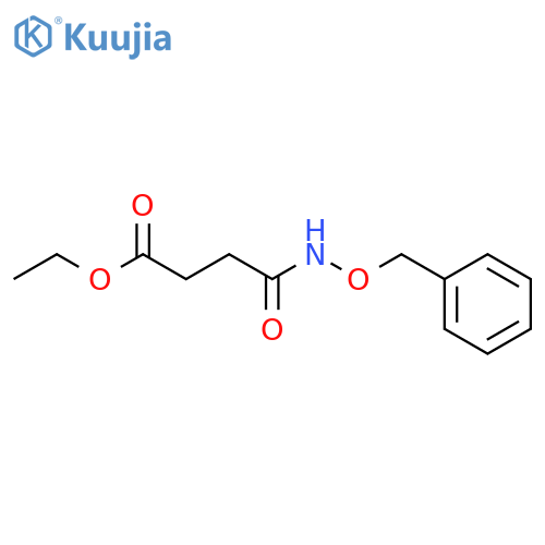 Butanoic acid, 4-oxo-4-[(phenylmethoxy)amino]-, ethyl ester structure