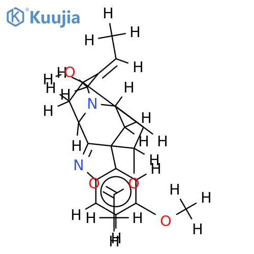 17-acetoxy-10-methoxy-22-nor-ajmala-1,19-dien-21-ol structure