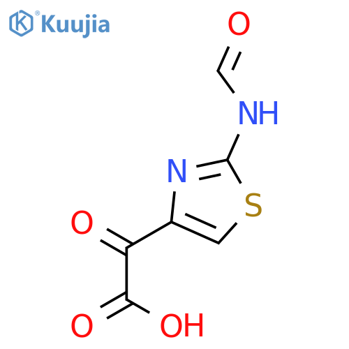 2-(2-Formamidothiazol-4-yl)-2-oxoacetic acid structure