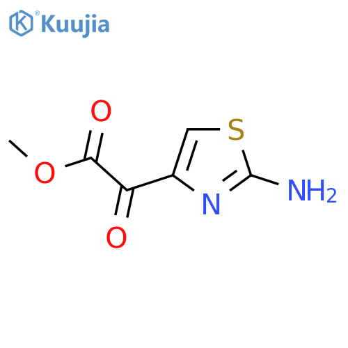 Methyl 2-(2-aminothiazol-4-yl)-2-oxoacetate structure