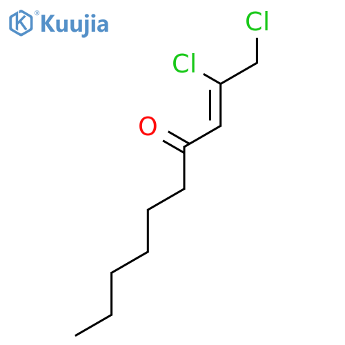 2-DECEN-4-ONE, 1,2-DICHLORO- structure