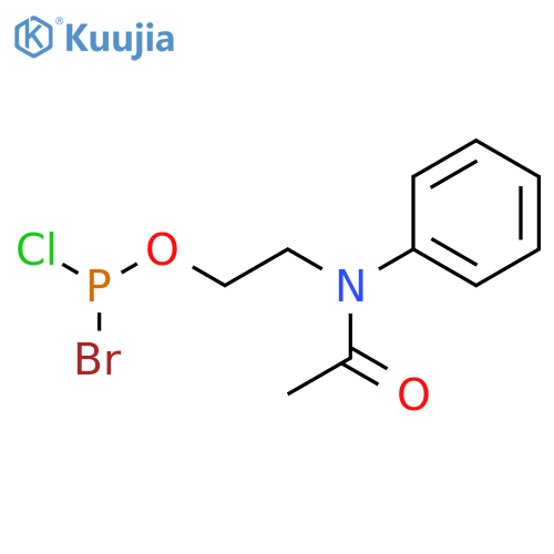 Phosphorobromidochloridous acid, 2-(acetylphenylamino)ethyl ester structure