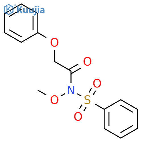 ACETAMIDE, N-METHOXY-2-PHENOXY-N-(PHENYLSULFONYL)- structure