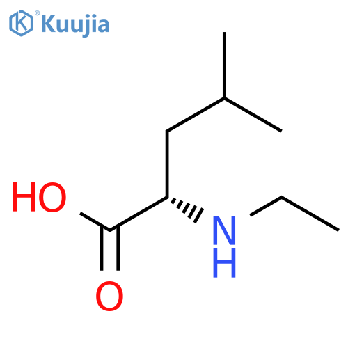 (2S)-2-(ethylamino)-4-methylpentanoic acid structure