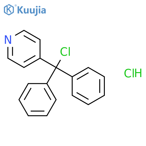 4-(Chlorodiphenylmethyl)pyridine hydrochloride structure