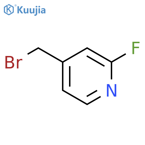 4-Bromomethyl-2-fluoropyridine structure