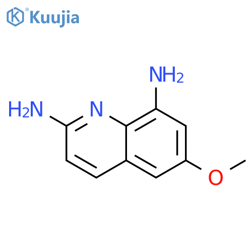 2,8-Quinolinediamine, 6-methoxy- structure